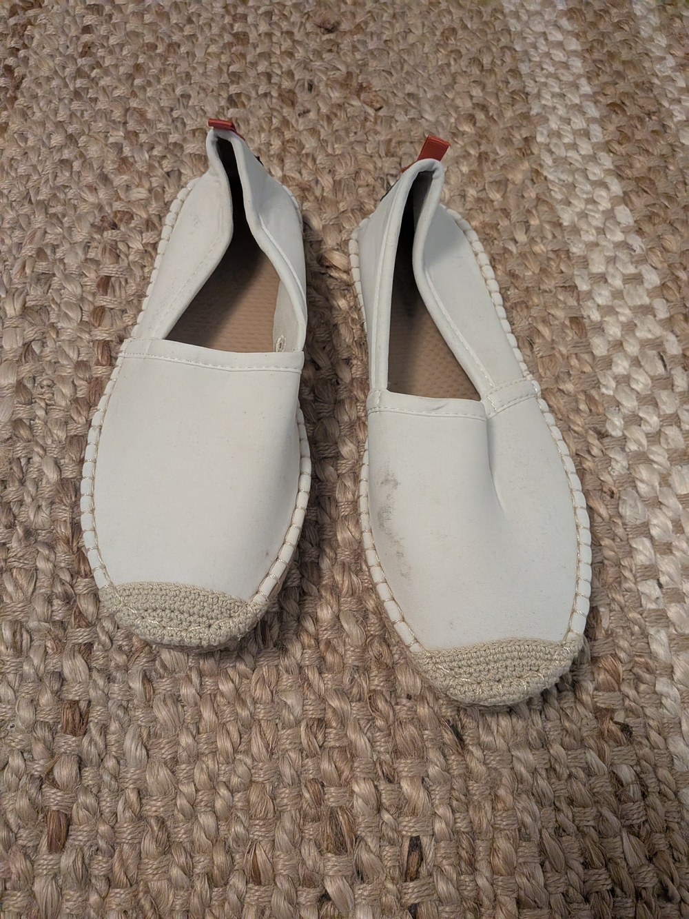 Women's White Slip-On Espadrilles